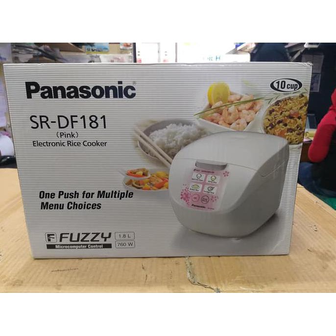 NEW / Panasonic Rice Cooker Digital SR-DF181- 1.8 Liter - Putih - TAMBAH BUBBLE / BERKUALITAS