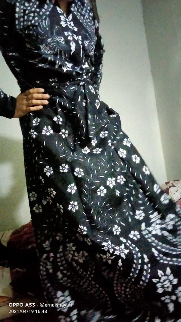 Bisa Pisah Batik Couple Keluarga Maura Couple Sania Ruffle Ori Ndoro Jowi Dnt Cendrawasih Putih