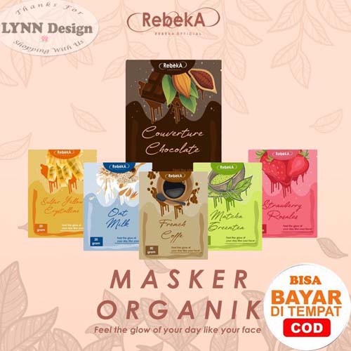 [RESMI] PREMIUM MASKER ORGANIK 20GR BY REBEKA BEAUTY_Lynn Design