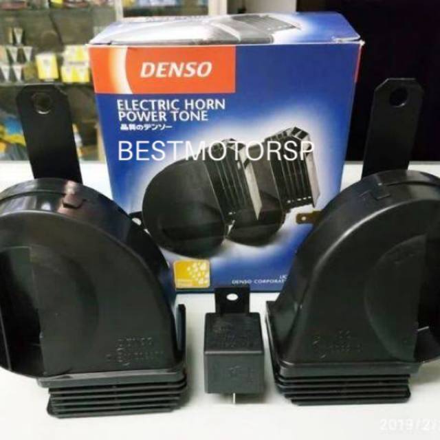 Klakson Denso Keong Waterproof Original 100% Good Quality Plus Relay Klakson