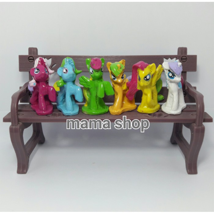 Toper Kue Ulang Tahun Topper Hiasan Kue Little Pony Kuda Pony Figure