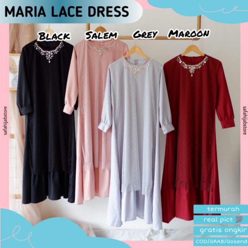 MARIA LACE DRESS / GAMIS LEBARAN