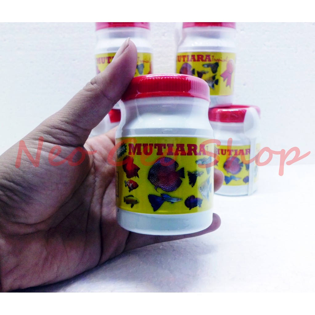 mutiara tropical 100gr makanan pakan ikan cupang kecil hias guppy