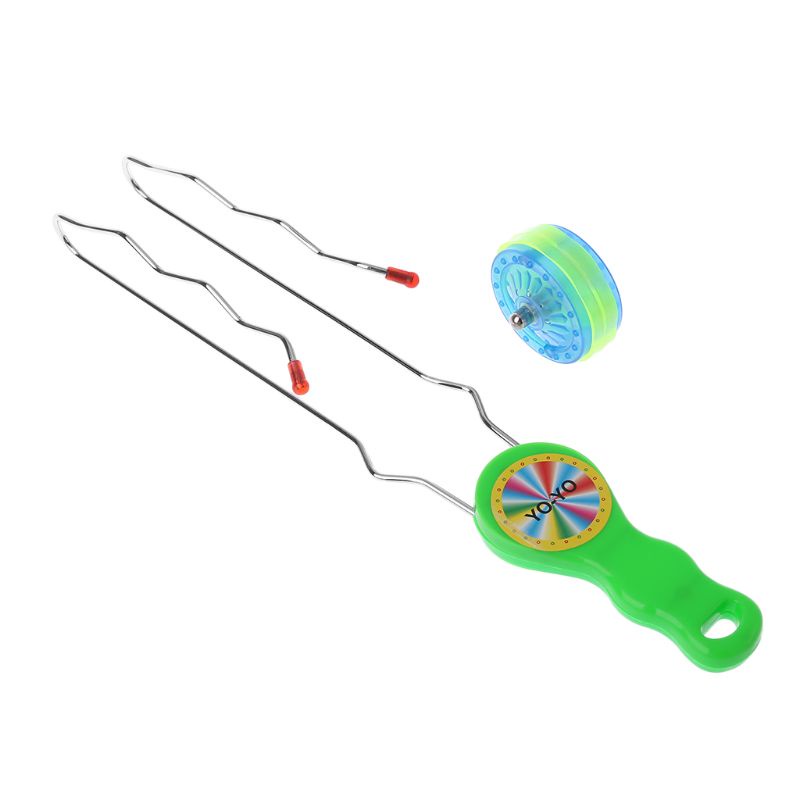 Mary LED YOYO Colorful Kedip Rel Ajaib Rolling Flywheel Mainan Anak Untuk Bermain Gi