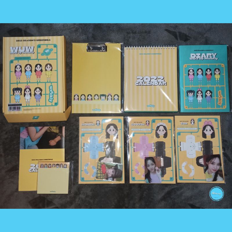 [PELUNASAN & READY STOCK] Weeekly 2022 Season's Greetings WUW season greeting SG PO seasons
