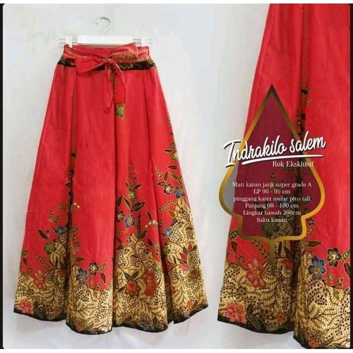 Rok Batik Original Grade A Garansi Produk Rejek Uang Kembali Abadi Batik Bahan Unggul Jaya-Indrikilo Salem