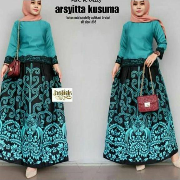 SALEE.. SETELAN ROK BATIK WANITA ATAS BAWAH ARSYILLA LAWASAN ORI BATIK LAWEYAN SOLO