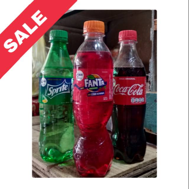 

Sprite| Fanta| Coca-Cola| 390 ml| Minuman| Soda| Seger| Dingin| Keluarga| Ecer| Warung Online| Murah