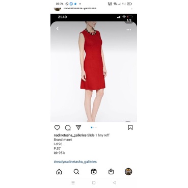 Dress Merah Marni