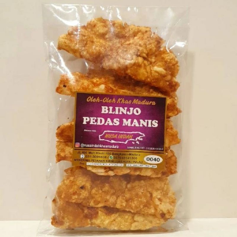 

Belinjo Pedas Manis 100gr