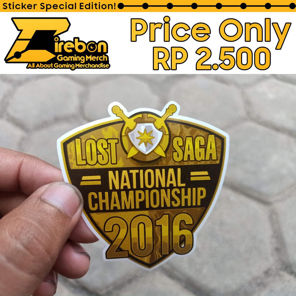 Sticker Stiker Lost Saga National Championship 2016 LSNC 2016
