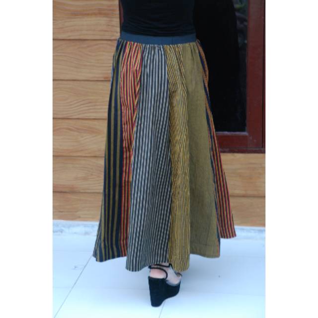 Jual LV 31027 rok pias tenun lurik | Shopee Indonesia