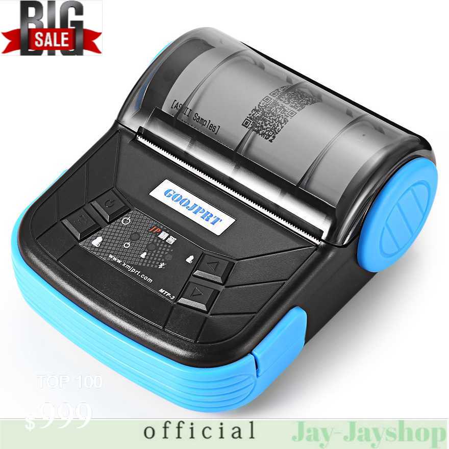 GOOJPRT Mini Portable Bluetooth Thermal Receipt Printer - MTP-3