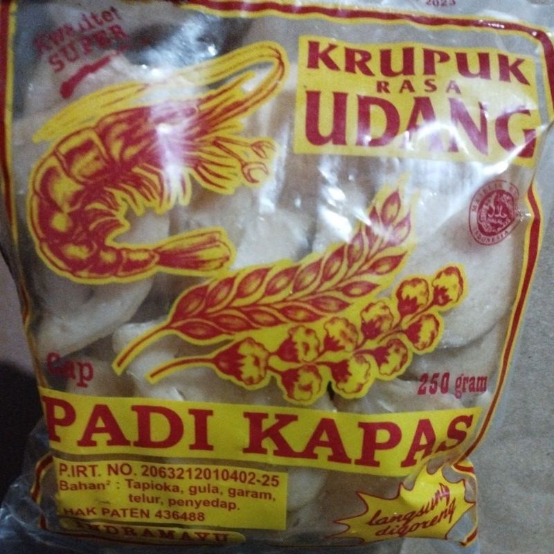 

kerupuk udang padi kapas