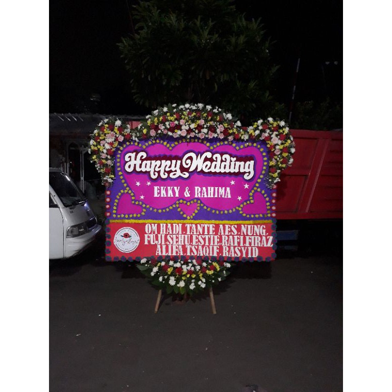 

BUNGA PAPAN HAPPY WEDDING JAKARTA