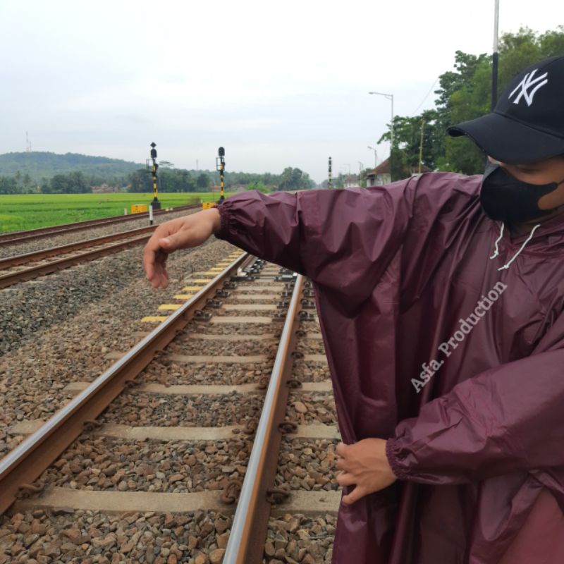 RAINCOAT, JAS HUJAN PONCO LENGAN/KELELAWAR DEWASA PRIA WANITA