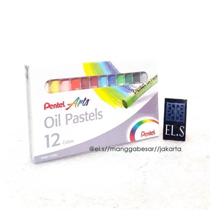 

PASTEL-DRY-OIL- PENTEL OIL PASTELS 12 COLORS -OIL-DRY-PASTEL.