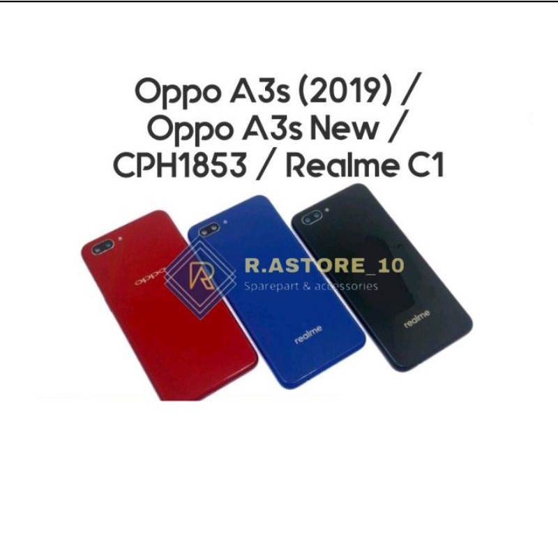 Backdoor Tutup Belakang Oppo A3S Backcover Tutup Casing Kesing Housing - Back Door Back Cover