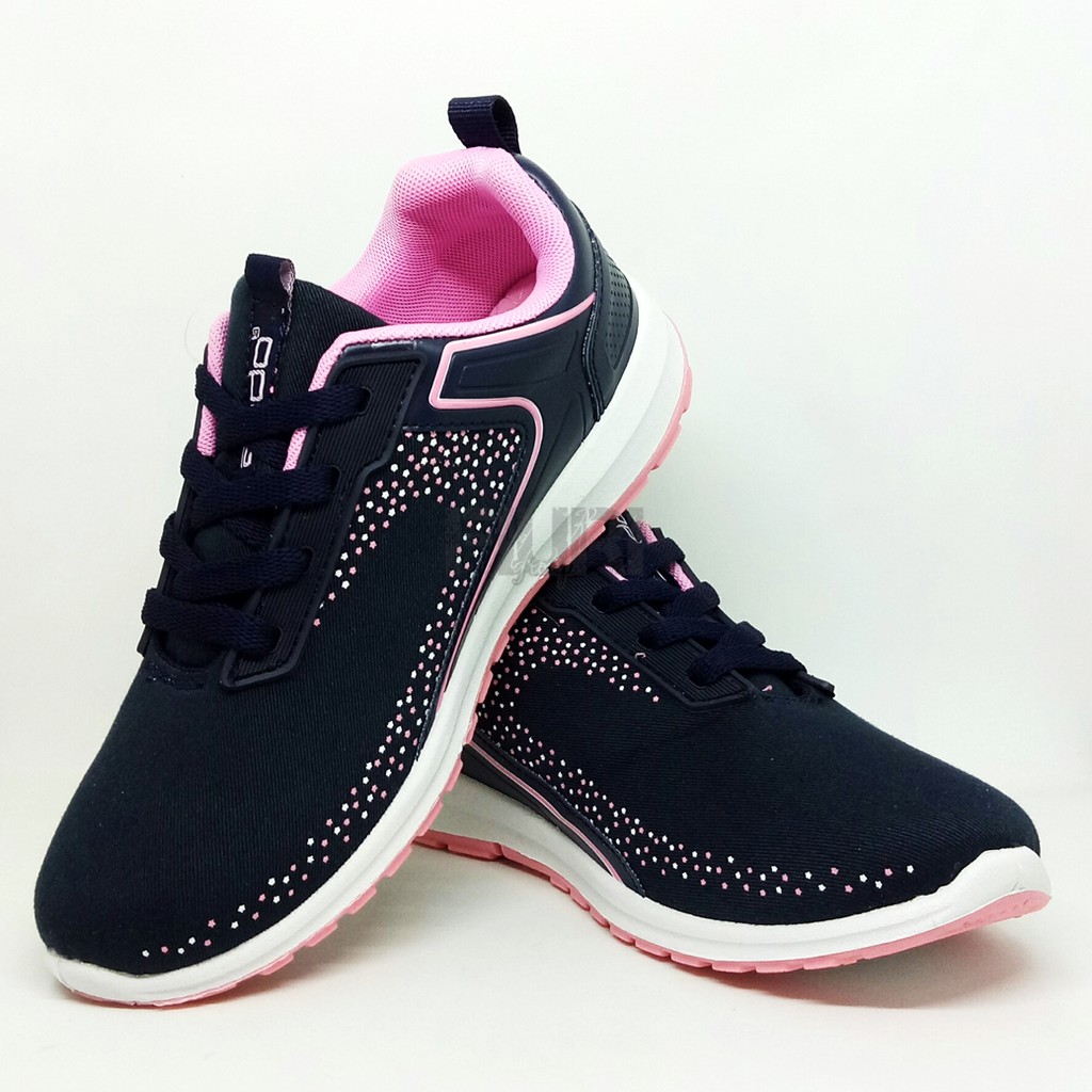 FIURI - ANDO ORIGINAL - TIFFANY 37-40 NAVY PINK - SEPATU SNEAKERS SPORT KANVAS SOL KARET ANAK PEREMPUAN - SEPATU KETS FASHION TRENDY WANITA DEWASA - SEPATU OLAHRAGA LARI FITNES SENAM KERJA KULIAH BERTALI CEWEK MURAH PROMO DISKON BONUS KAOS KAKI