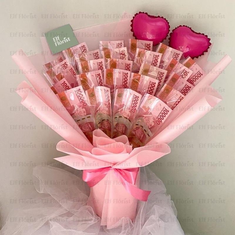 Money Bouquet Uang Asli / Buket Uang/