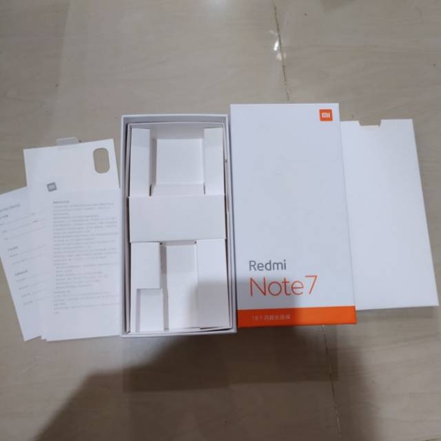 

Dus box Redmi note 7 ready semua warna free imei