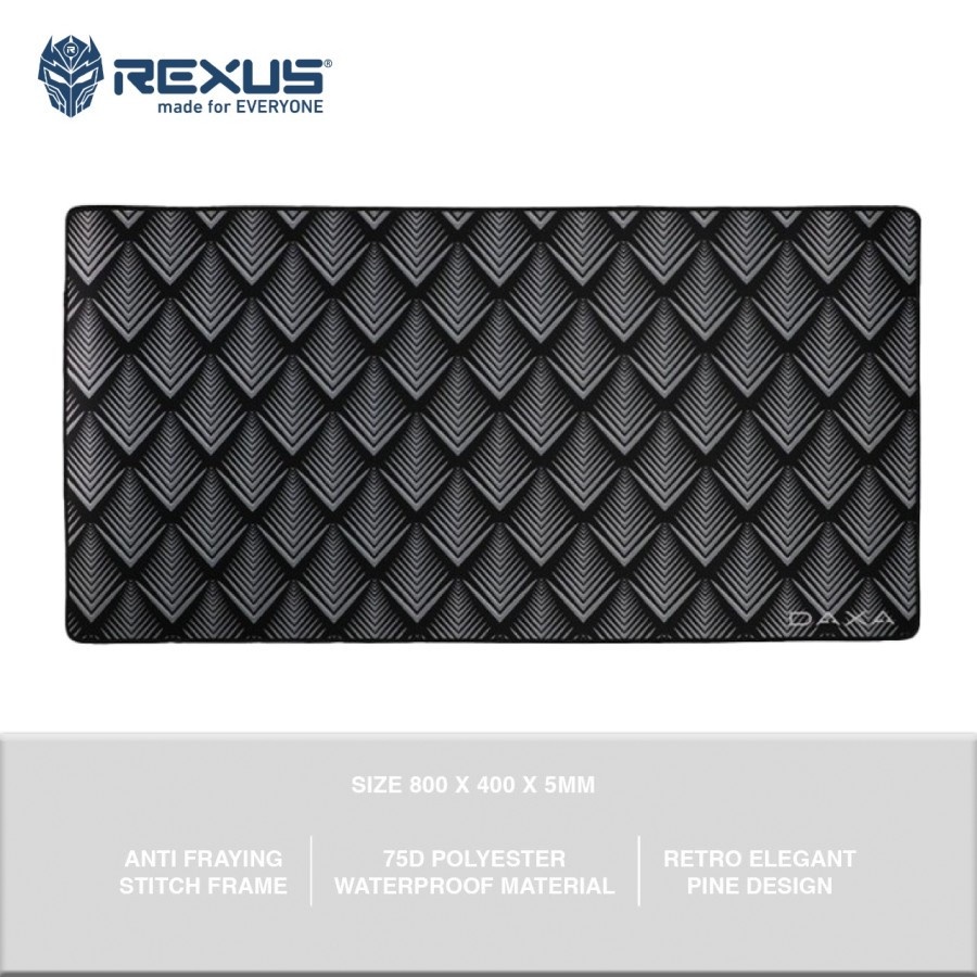 Rexus Daxa Retro Pine Cloth Mousepad Gaming XL Mouse Pad Deskmat Mouse