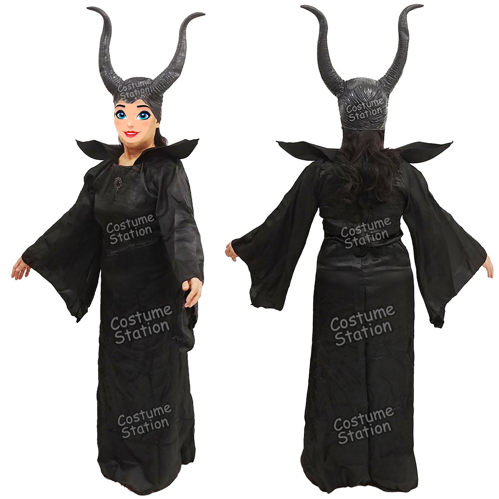 Kostum Maleficent / Costume Witch Penyihir Devil Halloween dewasa