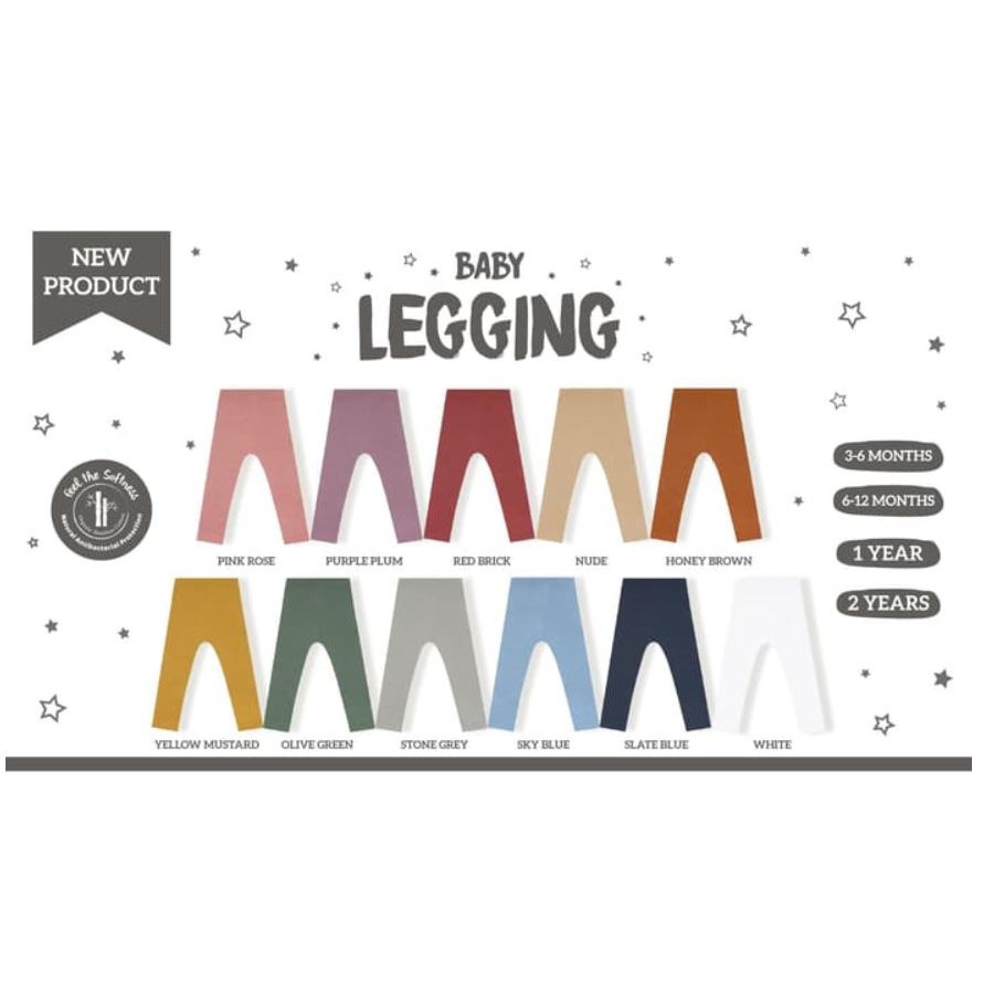 Little Palmerhaus Baby Legging anak / bayi 3M - 2Y