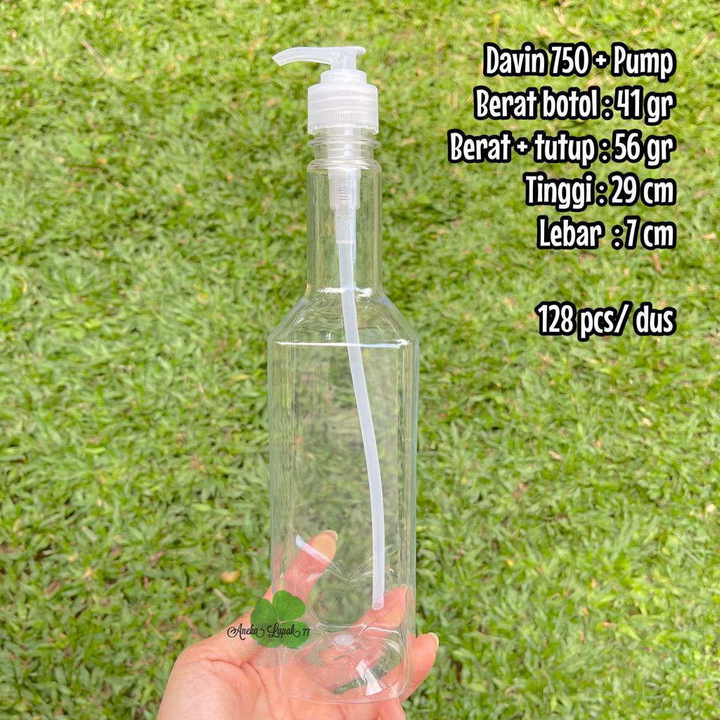 Botol Pump 750 ml botol syrup madu essence minyak botol pompa press