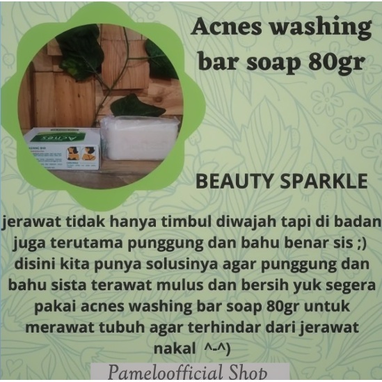 ⭐️ Beauty Expert ⭐️ Acnes Washing Bar 80gr | Sabun Batang | Sabun Jerawat Sabun Mandi