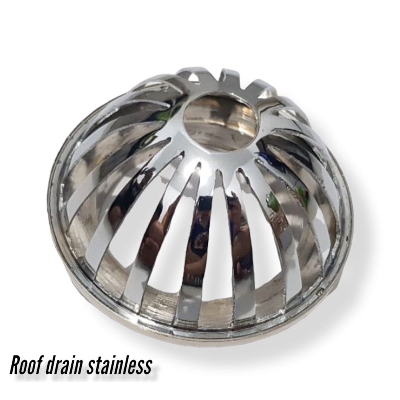 roof drain stainless 2 inch 3 inch atau 4 inch / saringan roof drain dakan