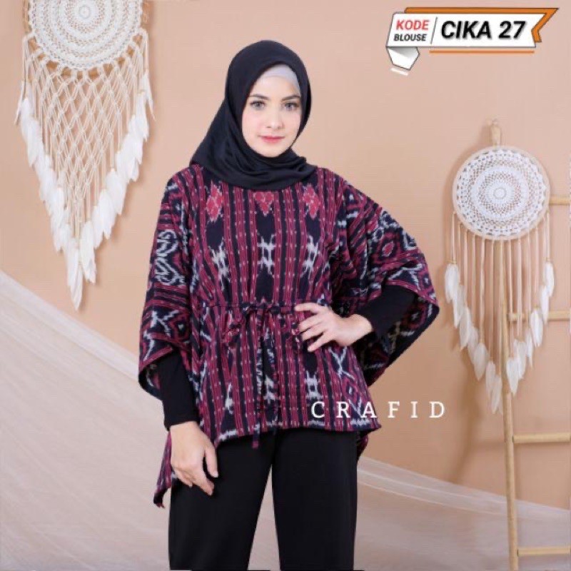 BLOUSE KAIN TENUN ETNIK CIKA 27