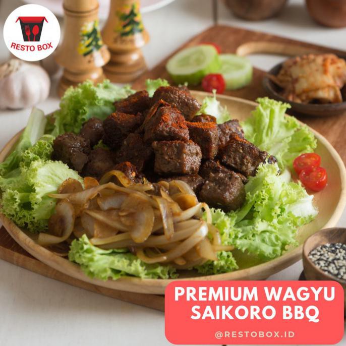 

Paket Combo Wagyu Saikoro + Extra Sliced Beef Korean Bbq Restobox Bbshop555