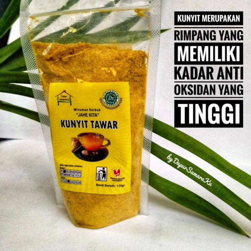 

JAHE KITA, Bubuk Kunyit Murni, Dapur Samaraku.