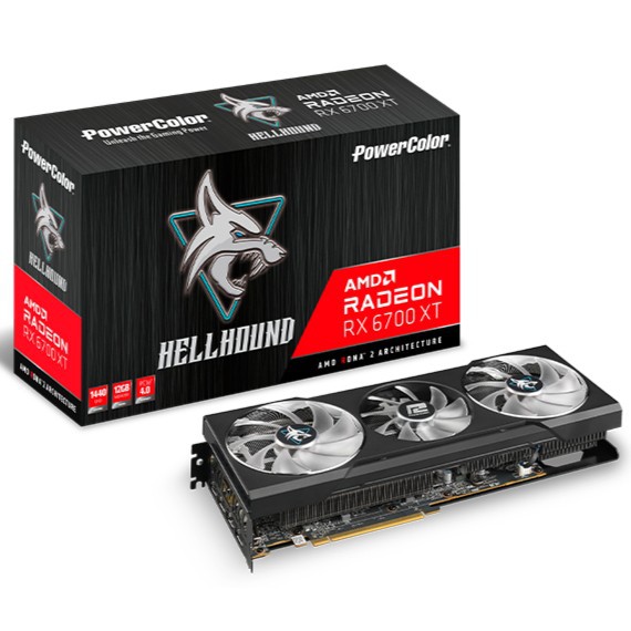 POWERCOLOR RADEON RX 6700 XT HELLHOUND 12GB GDDR6