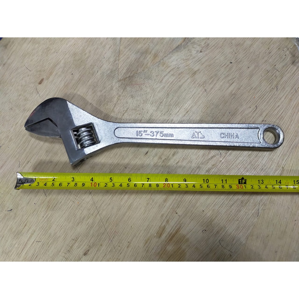 KUNCI INGGRIS 15 INCHI/ADJUSTABLE WRENCH-ATS