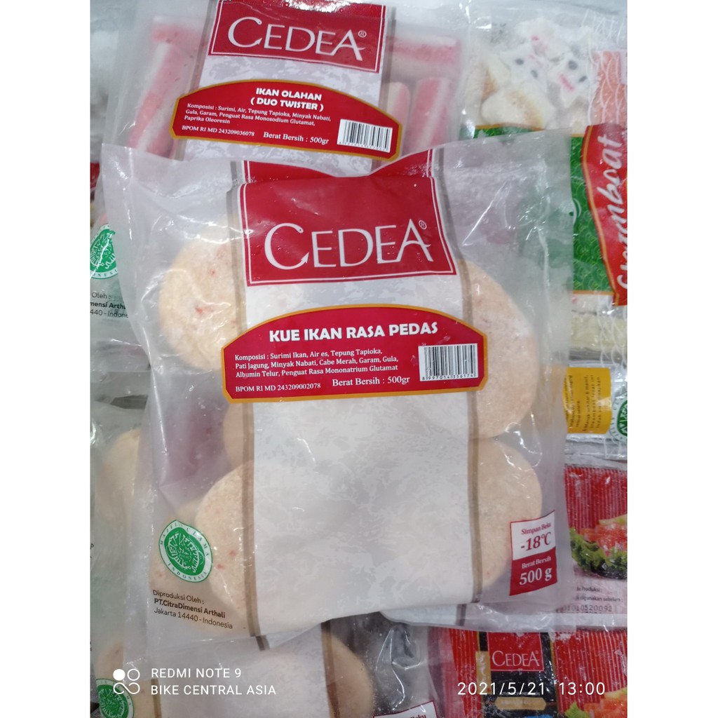 

CEDEA KUE IKAN SIPCY 500gr FROZEN FOOD