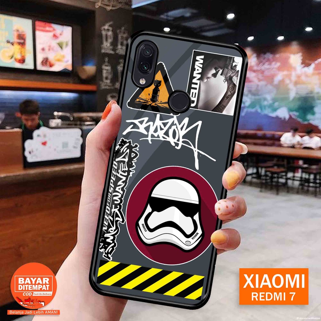 Sukses Case REDMI 7 - Hardcase 2D Glossy Redmi 7 - Silikon Hp Redmi  - Silicon Hp Redmi - Kessing Hp