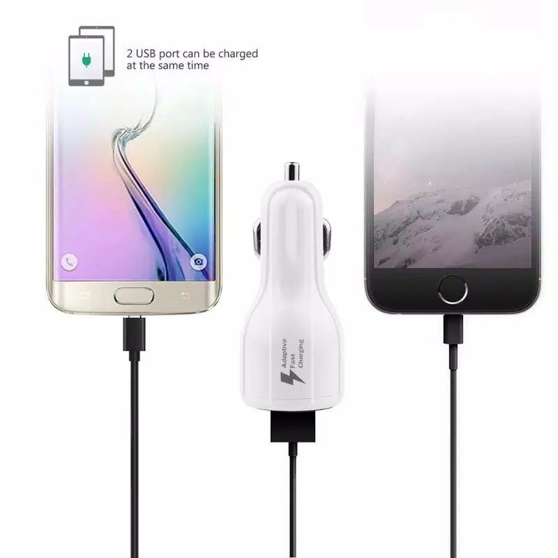 Joyseus Q1 Car Charger Dual Port 3.1A QC 3.0 Fast Charging - Charger Mobil