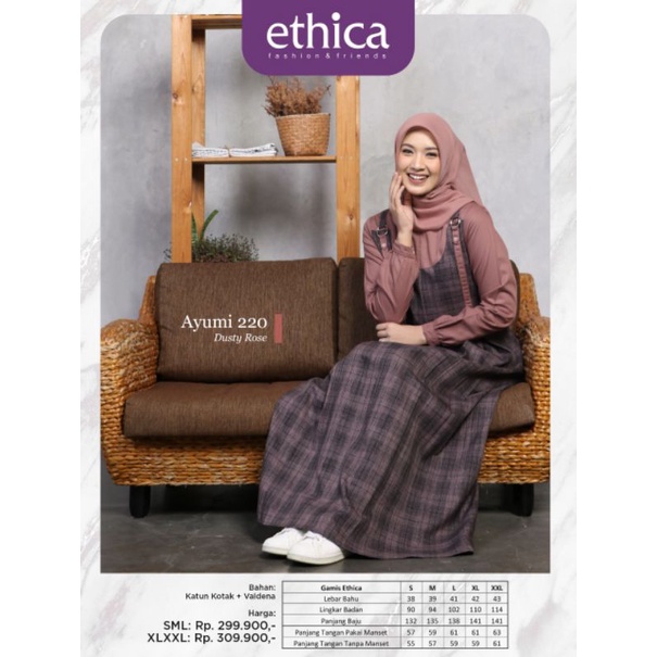 ethica Ayumi 220 dusty rose