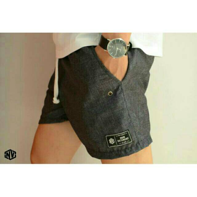 DARK JEANS - Premium Celana Pendek Santai/ Celana Pantai, Noir Vetements