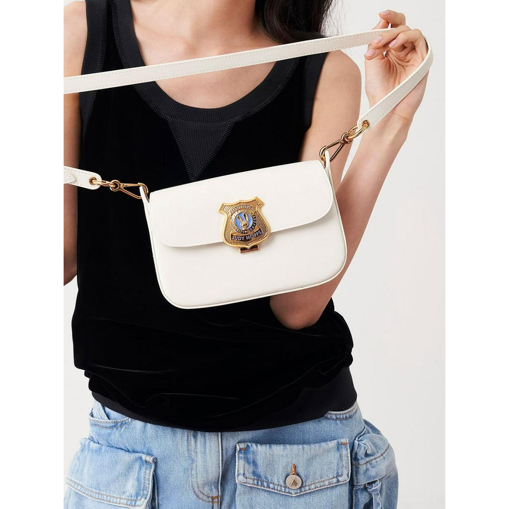 PO Tas CHARLES & KEITH x DISNEY ZOOTOPIA COLLECTION Judy Hopps Metallic Accent Shoulder Bag [Origina
