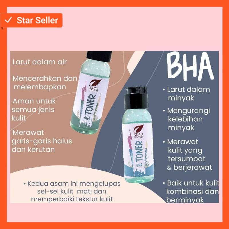 TONER AHA BHA TONER AHA BHA SR12 PENYEGAR WAJAH