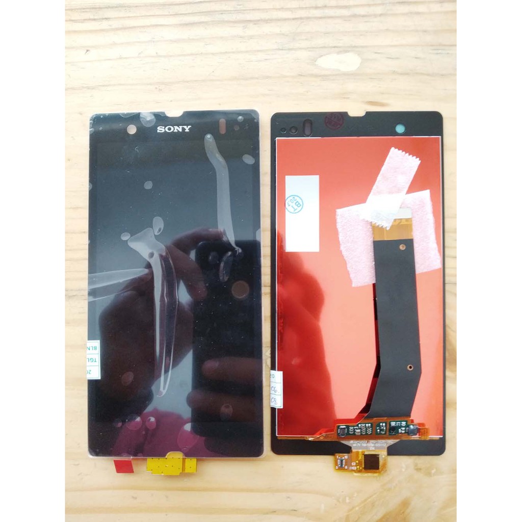 LCD Touchscreen Sony Xperia Z C6602 C6603 Layar Sentuh Sony Xperia Z Kaca HP Sony C6602 C6603