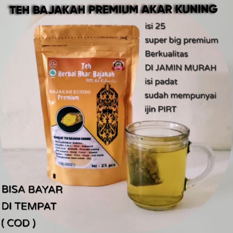 

TEH BAJAKAH AKAR KUNING isi 25pcs. (promo beli 4 hanya 100k)