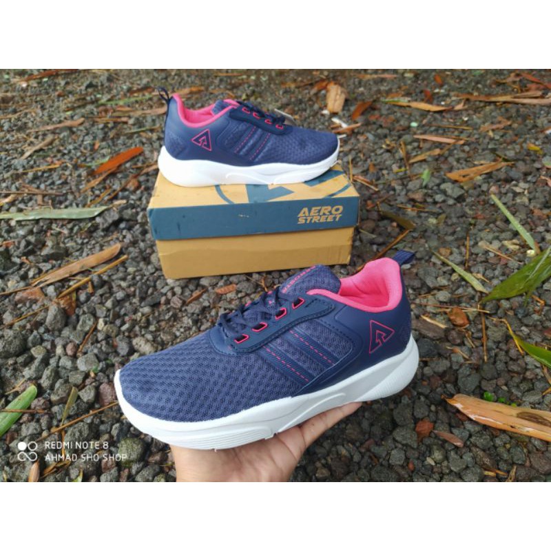 Aerostreet  38-39 Berry Biru - pink - Sepatu Sneakers Casual Sport Wanita Aero Street