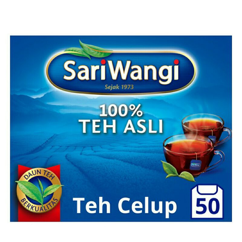 

Sariwangi teh celup tea bag asli lebih segar dan nikmat 50pc