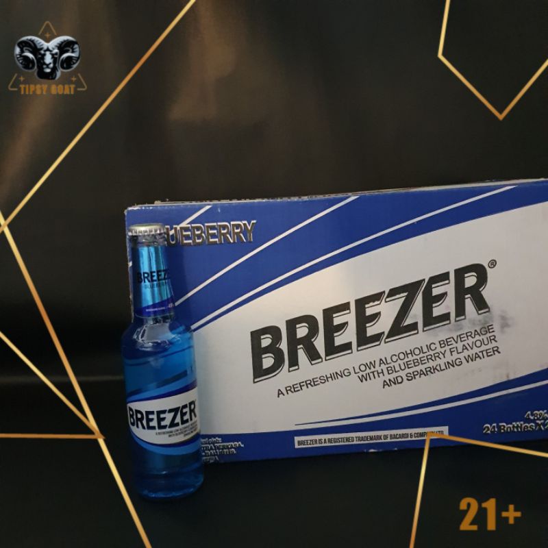 

1 ctn Breezer Blueberry crush isi 24 botol