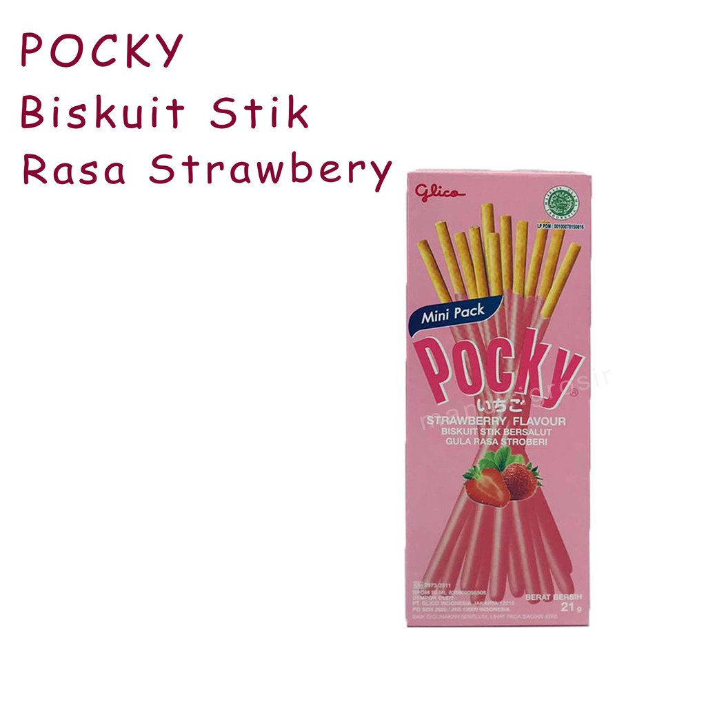 BISKUIT STIK *POCKY STRAWBERRY * RASA STRAWBERRY * 21g