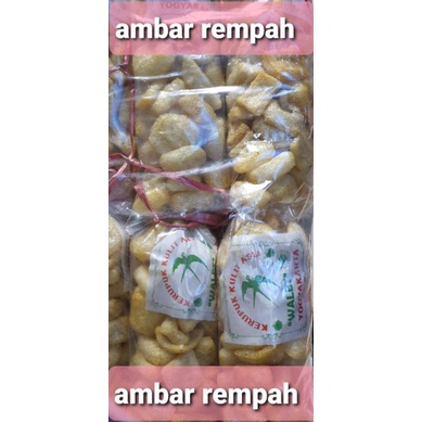 

Kerupuk sayur/kerupuk kulit asli/krecek sayur.